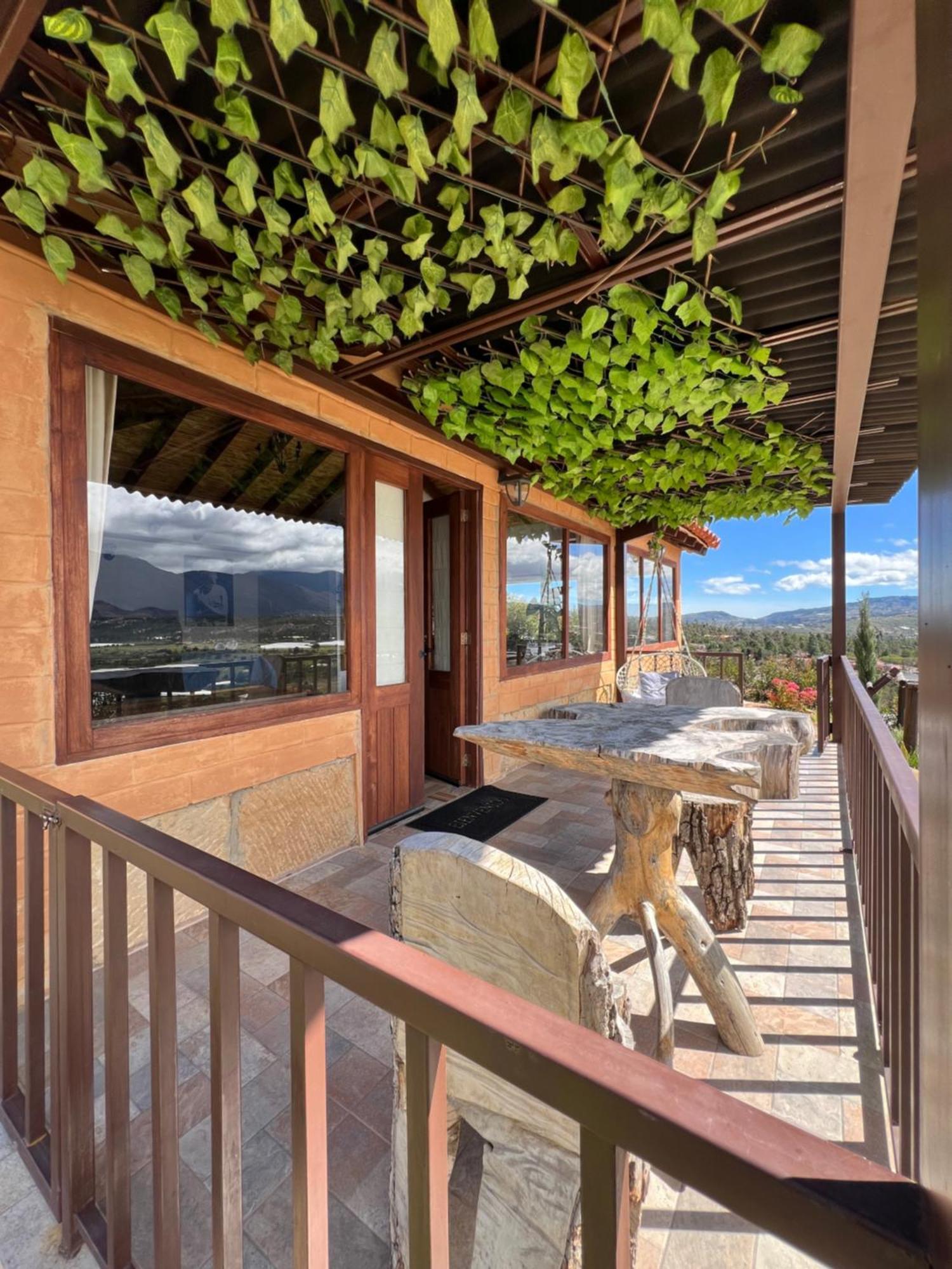 Glamping Con Jacuzzi Mirador Jarana Villa De Leyva Exterior foto