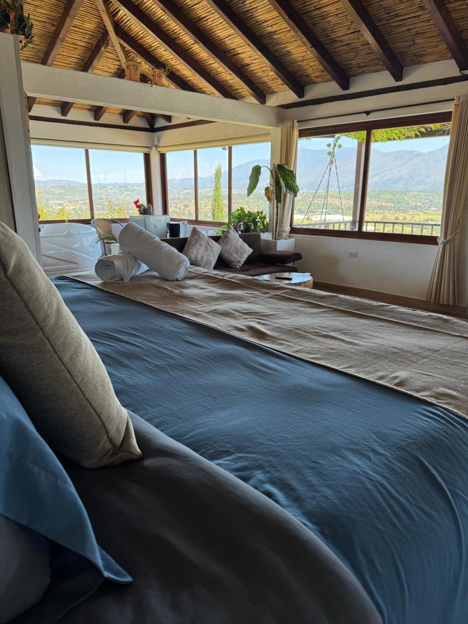 Glamping Con Jacuzzi Mirador Jarana Villa De Leyva Exterior foto