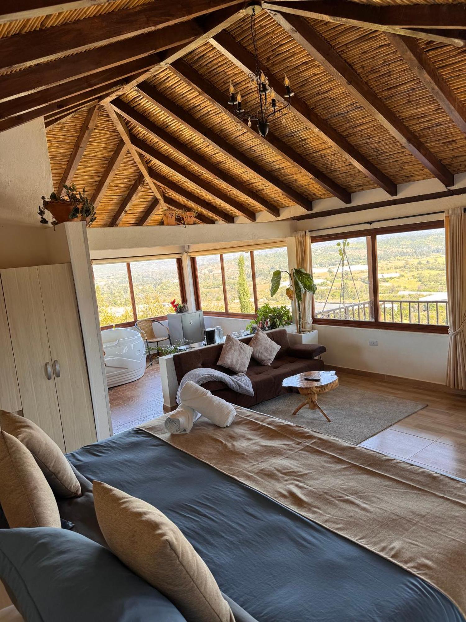 Glamping Con Jacuzzi Mirador Jarana Villa De Leyva Exterior foto